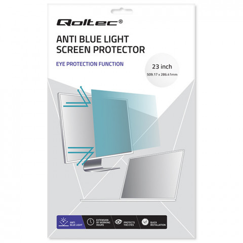 Qoltec Filtr światła niebieskiego 23" | 16:9 | - Galeria zdjęcie 3