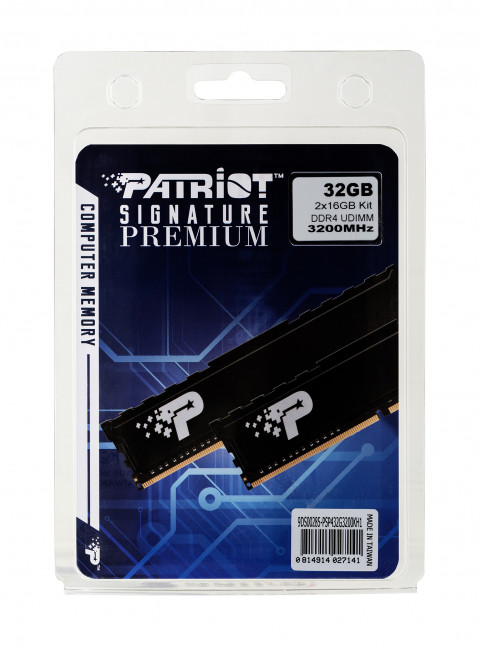 Patriot Premium Black DDR4 2x16GB 3200MHz - Galeria zdjęcie 2