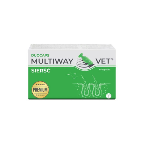 JM SANTE Multiway Vet Duocaps - kapsułki twist-off na sierść i skórę dla psa i kota - 60szt. - Galeria zdjęcie 1