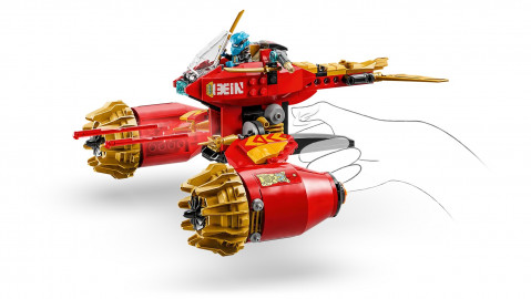 LEGO NINJAGO 71830 Burzowy jeździec-mech Kaia - Galeria zdjęcie 5