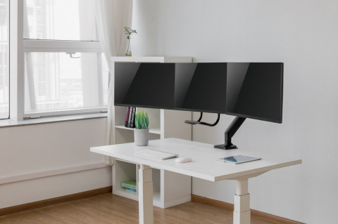 GEMBIRD BIURKOWE REGULOWANE RAMIĘ NA 3 MONITORY 17 - Galeria zdjęcie 25