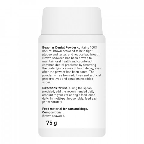 BEAPHAR Dental Powder - preparat na osad nazębny u zwierząt- 75g - Galeria zdjęcie 3