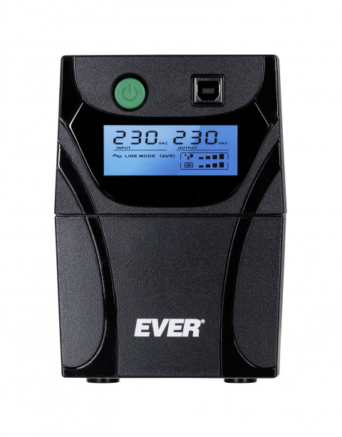 Zasilacz UPS EVER EASYLINE 650AVR USB (T/EASYTO-000K65/00) - Galeria zdjęcie 2