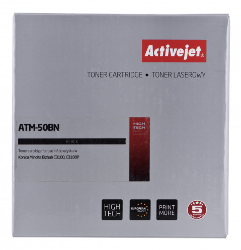 Activejet ATM-50BN Toner do drukarki Konica Minolta, zamiennik Konica Minolta TNP50K; Supreme; 6000 stron; czarny. - Galeria zdjęcie 4