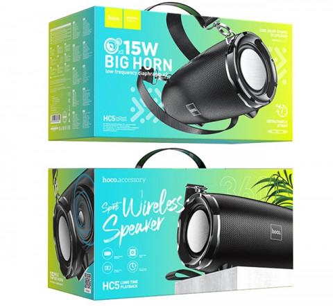 Głośnik bluetooth Hoco HC5 Cool Enjoy (czarny) - Galeria zdjęcie 4