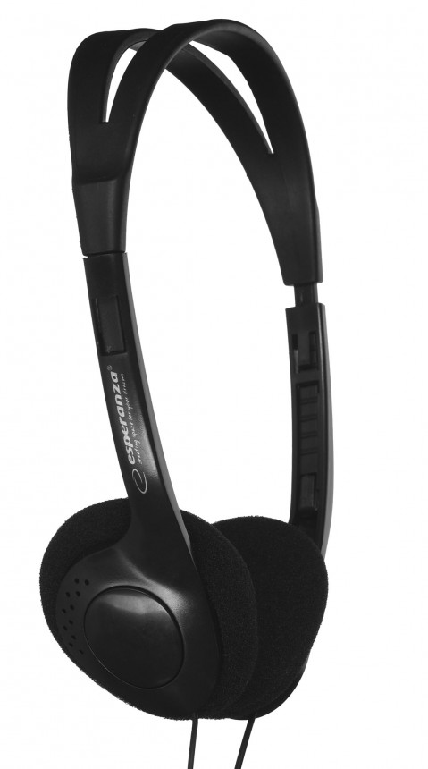 Słuchawki esperanza audio reg.głoś. eh119 disco /czarne eh119 - Galeria zdjęcie 3