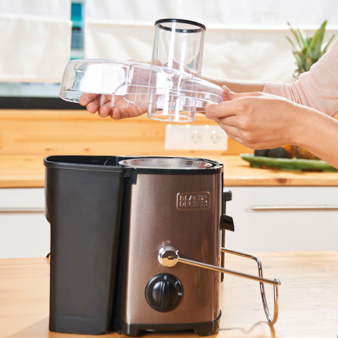 Sokowirówka Black+Decker BXJE600E (600W; czarny) - Galeria zdjęcie 10