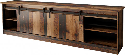 Szafka RTV GRANERO 200x56,7x35 old wood - Galeria zdjęcie 2
