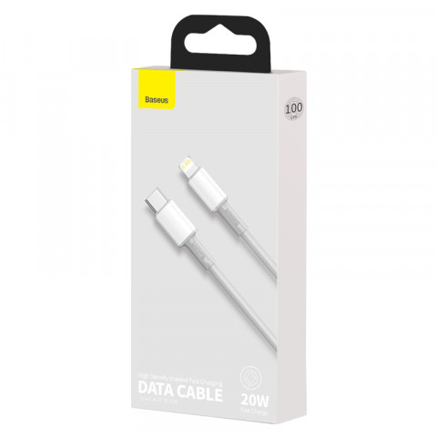 BASEUS KABEL USB-C DO LIGHTNING 20W, 5A, 1M(BIAŁY) - Galeria zdjęcie 10
