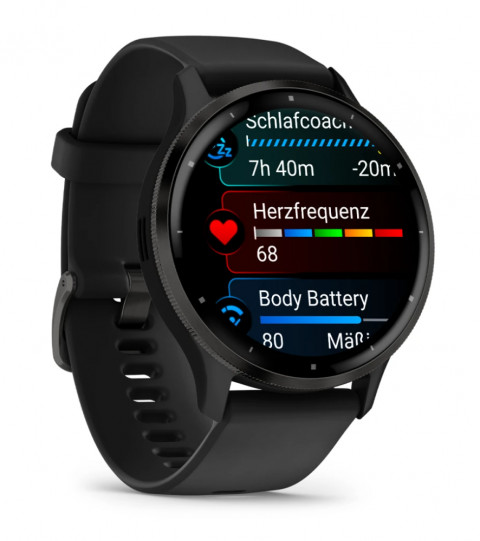 Zegarek Garmin Venu 3 45mm Czarny - Galeria zdjęcie 3