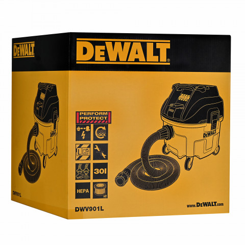 Odkurzacz przemysłowy 30L DWV901L DeWALT - Galeria zdjęcie 17