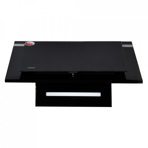 Okap AKPO WK-4 NERO LINE 2.0 50 CZARNY T300 Liniowy LED/Siłownik - Galeria zdjęcie 5