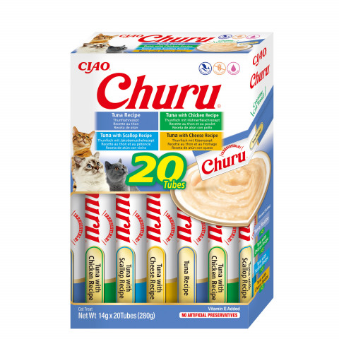 INABA CHURU Varietes Tuńczyk - przysmak dla kota 20x14 g - Galeria zdjęcie 1