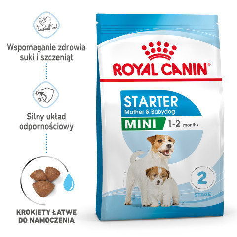 ROYAL CANIN Starter Mini Mother & Babydog - sucha karma dla szczeniąt i suk w ciąży oraz okresie laktacji - 1 kg - Galeria zdjęcie 6