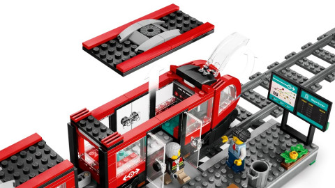 LEGO City 60423 Tramwaj miejski ze stacją - Galeria zdjęcie 6