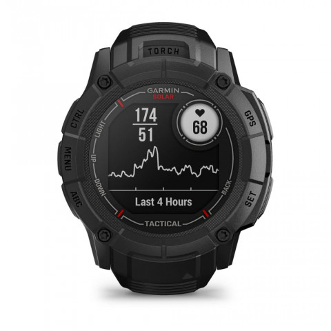 Zegarek Garmin Instinct 2X Solar Tactical Edition Black - Galeria zdjęcie 4
