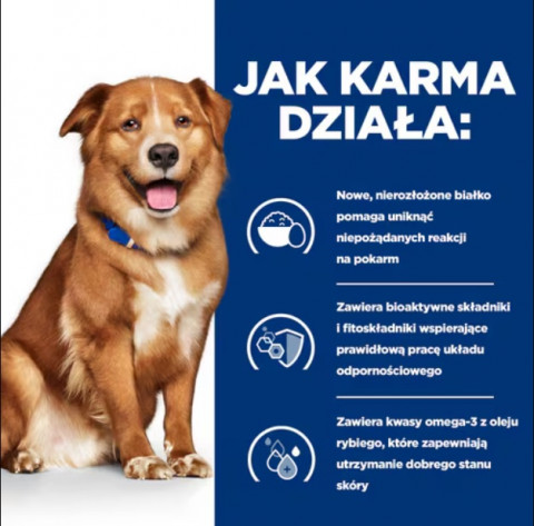 HILL'S Prescription Diet Derm Complete - sucha karma dla psa - 1,5 kg - Galeria zdjęcie 4