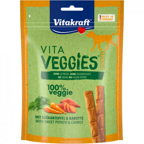 VITAKRAFT Vita Veggies Stickies Marchewka z batatem - przysmak dla psa - 80 g - Galeria zdjęcie 1