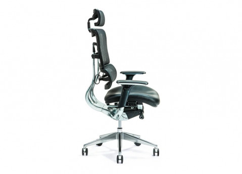 Ergonomiczny fotel biurowy ERGO 800 czarny - Galeria zdjęcie 3