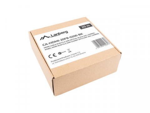 LANBERG KABEL HDMI M/M V2.0 20M OPTYCZNY AOC - Galeria zdjęcie 2