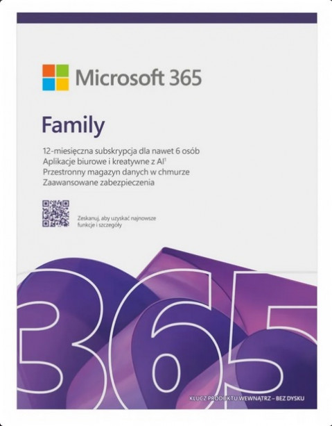 Microsoft 365 Family Polish EuroZone Subscr - Galeria zdjęcie 1
