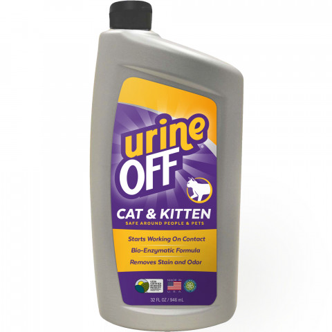urineOFF Cat & Kitten - spray do usuwania plam moczu - 946ml - Galeria zdjęcie 1