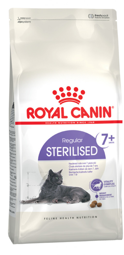 ROYAL CANIN FHN Sterilised 7+ - sucha karma dla kota dorosłego - 1,5 kg - Galeria zdjęcie 1