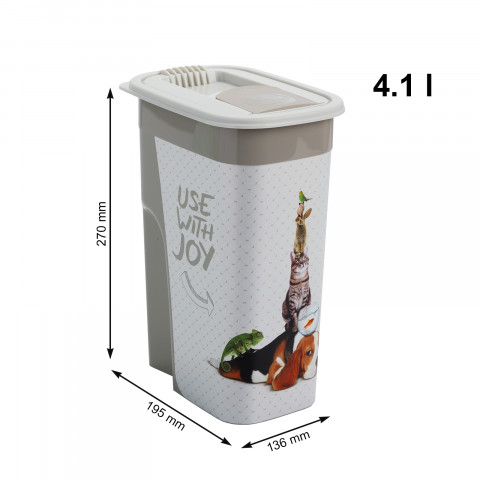 ROTHO Flo - pojemnik na karmę dla psa lub kota - 4,1 l - Galeria zdjęcie 2