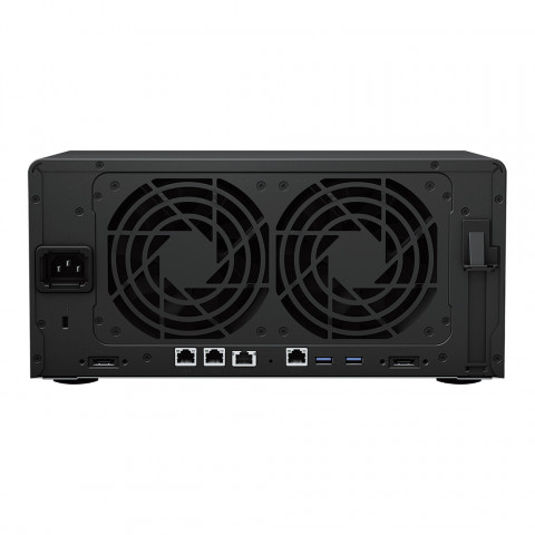 NAS Synology DS1823xs+; Tower; 8x (3.5" SATA HDD/2.5" SATA SSD); AMD Ryzen V1780B, 8 GB DDR4 ECC SODIMM (max. 32GB), 2x 1GbE RJ-45, 1x 10GbE RJ-45 - Galeria zdjęcie 5