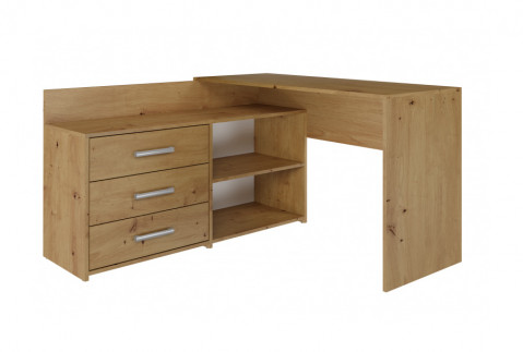 Biurko narożne + komoda DANY 120x50xH76 artisan - Galeria zdjęcie 2
