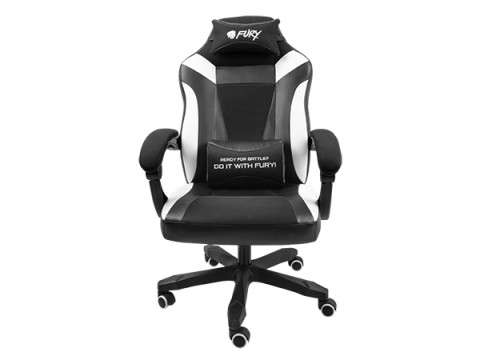 FURY FOTEL GAMINGOWY AVENGER M+ CZARNO-BIAŁY - Galeria zdjęcie 7