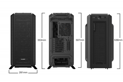 OBUDOWA BE QUIET! SILENT BASE 802 WINDOW Black - Galeria zdjęcie 2