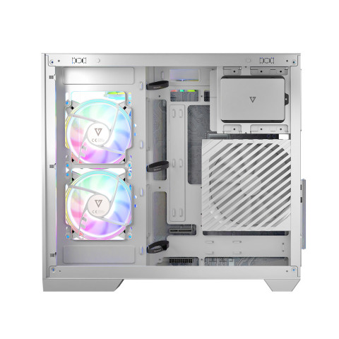 MODECOM OBUDOWA VOLCANO PANORAMA ARGB 7F MIDI WHT - Galeria zdjęcie 13