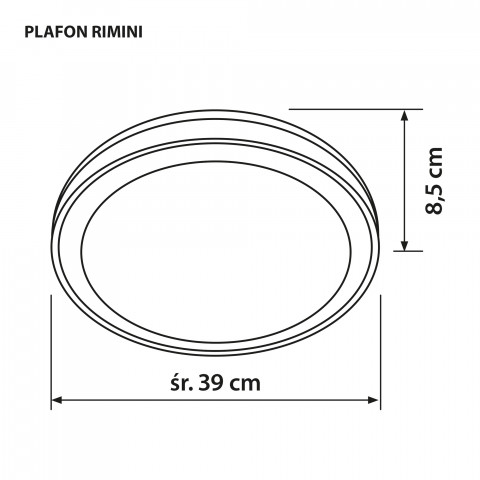 Plafon Activejet AJE-RIMINI 3xE27 - Galeria zdjęcie 2