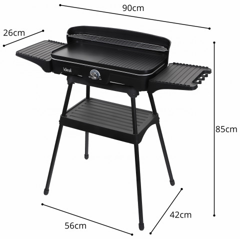 ELDOM GRILL ELEKTRYCZNY WOLNOSTOJĄCY 2W1 - Galeria zdjęcie 11