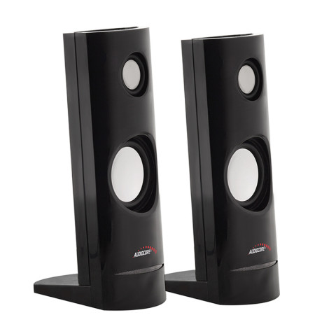 AUDIOCORE GŁOŚNIKI KOMPUTEROWE 8W USB BLACK AC860 - Galeria zdjęcie 5