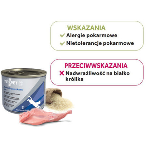 TROVET Hypoallergenic RRD z królikiem - mokra karma dla kota - 12x200 g - Galeria zdjęcie 2