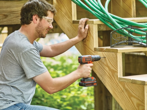 Wiertarko-wkrętarka 18V CDC18BAFC-QW BLACK+DECKER - Galeria zdjęcie 5