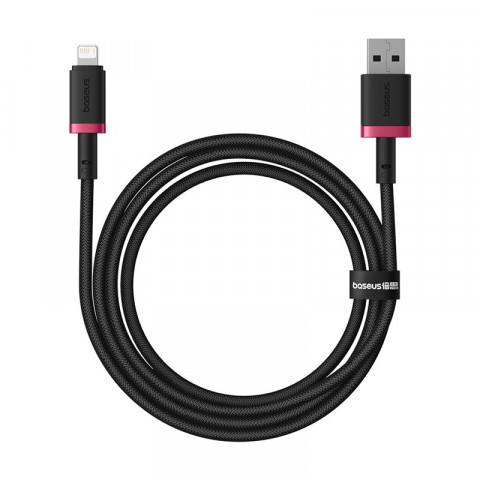 Kabel Baseus Dura 2.4A 1m (czerwono-czarny) - Galeria zdjęcie 4