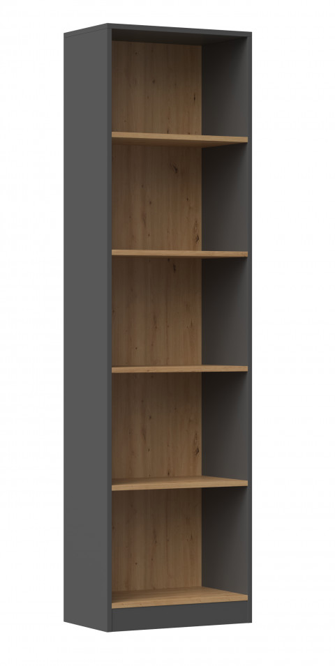 Regał R50 50x30xH181 antracyt/artisan - Galeria zdjęcie 1
