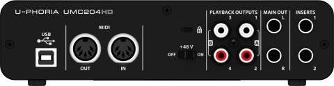Behringer UMC204HD - Interfejs audio USB - Galeria zdjęcie 2