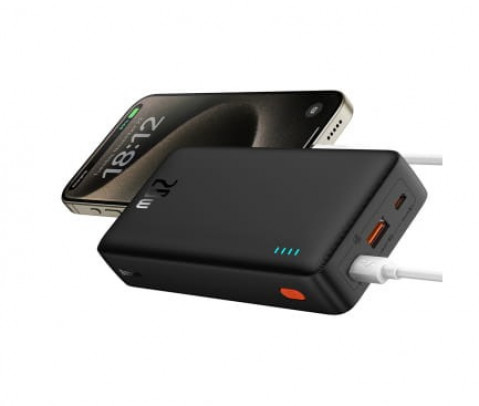 BASEUS POWERBANK AIRPOW 20000MAH 20W (CZARNY) - Galeria zdjęcie 2