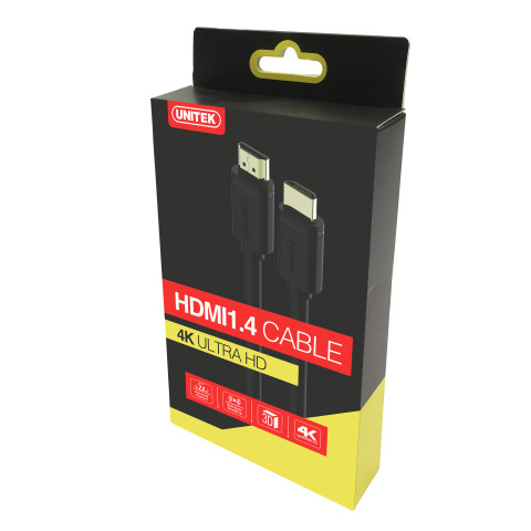 UNITEK KABEL HDMI BASIC V2.0 GOLD 2M, Y-C138M - Galeria zdjęcie 3