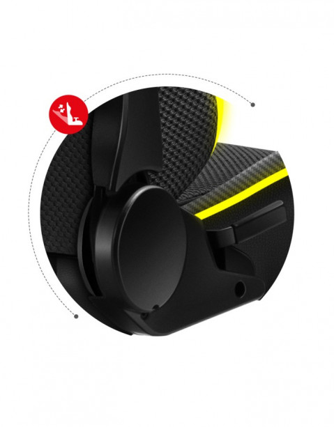 Fotel gamingowy Huzaro Force 6.2 Black RGB - Galeria zdjęcie 19