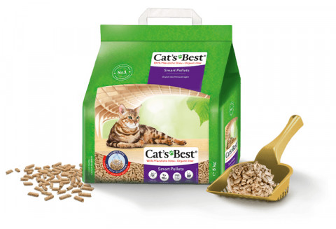 JRS Cat's Best Smart Pellets - drewniany żwirek dla kotów, zbrylający - 2x10 kg - Galeria zdjęcie 4