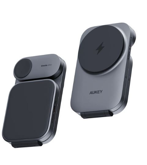 AUKEY ŁADOWARKA INDUKCYJNA 3W1 QI 2.0,15W,IP/AW/AP - Galeria zdjęcie 5