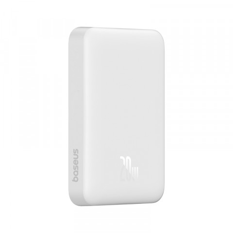Powerbank Baseus Magnetic Mini Air Wireless 10000mAh 20W+kabel USB C-USB C (biały) - Galeria zdjęcie 7