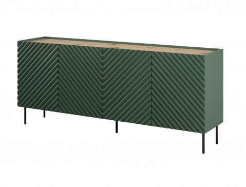 Komoda 4D2SZ ONDA 200x45xH85 zieleń - Galeria zdjęcie 1