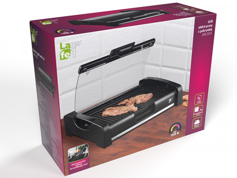 LAFE GRILL ELEKTRYCZNY Z POKRYWKĄ GRL003 - Galeria zdjęcie 8