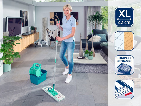 Zestaw Profi Compact Wiadro+Mop 55092 LEIFHEIT - Galeria zdjęcie 2
